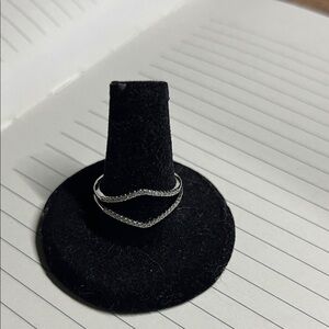 Two Elegant Silver Women's Ring